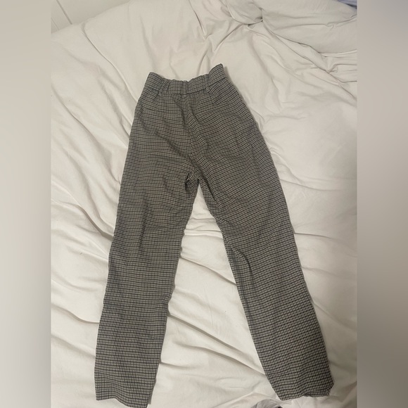 Pleated plaid Zara trousers - Picture 4 of 4